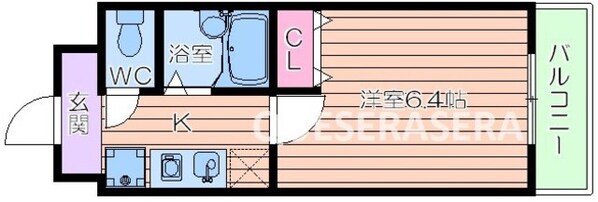 リップルルネ放出の物件間取画像